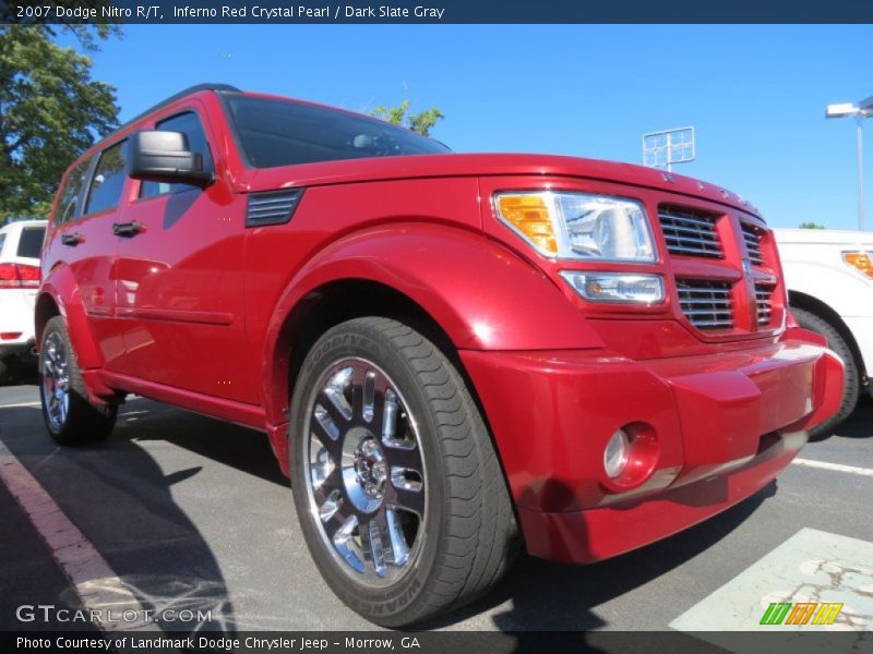 Inferno Red Crystal Pearl / Dark Slate Gray 2007 Dodge Nitro R/T