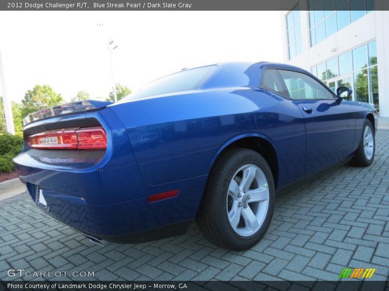 Blue Streak Pearl / Dark Slate Gray 2012 Dodge Challenger R/T