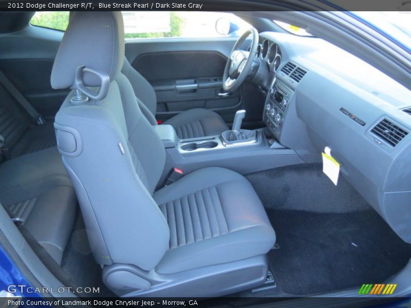 Blue Streak Pearl / Dark Slate Gray 2012 Dodge Challenger R/T