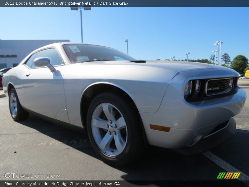Bright Silver Metallic / Dark Slate Gray 2012 Dodge Challenger SXT