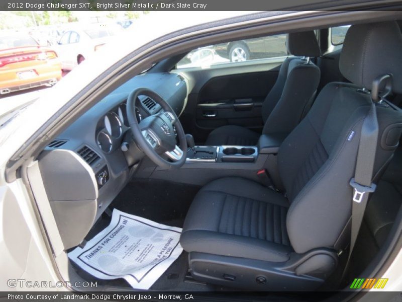 Bright Silver Metallic / Dark Slate Gray 2012 Dodge Challenger SXT