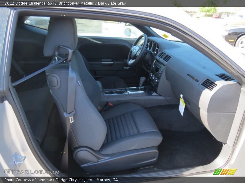 Bright Silver Metallic / Dark Slate Gray 2012 Dodge Challenger SXT