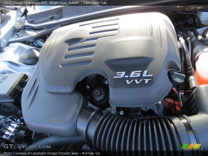 Bright Silver Metallic / Dark Slate Gray 2012 Dodge Challenger SXT