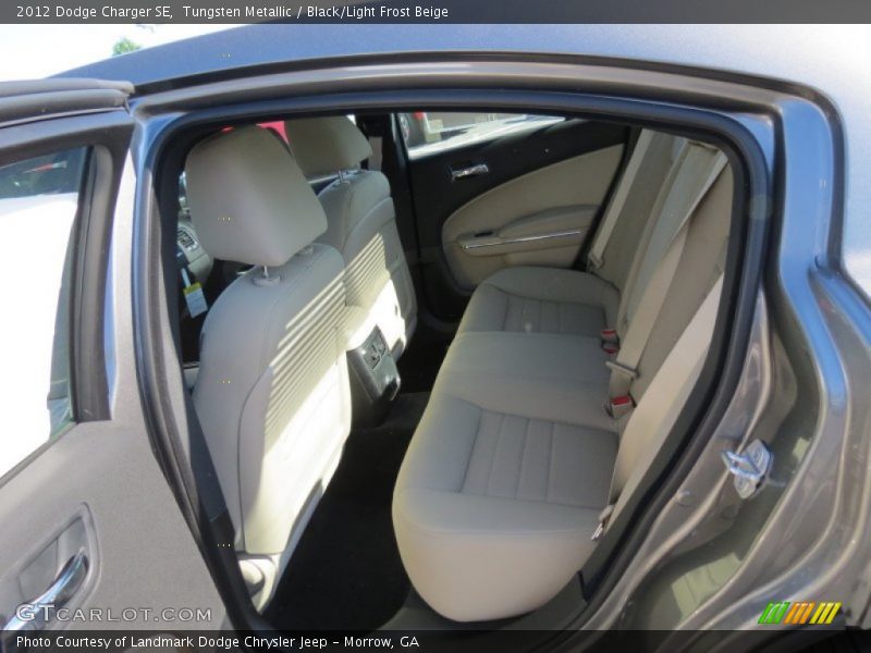 Tungsten Metallic / Black/Light Frost Beige 2012 Dodge Charger SE