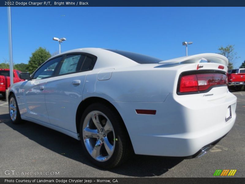 Bright White / Black 2012 Dodge Charger R/T