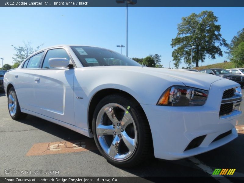 Bright White / Black 2012 Dodge Charger R/T