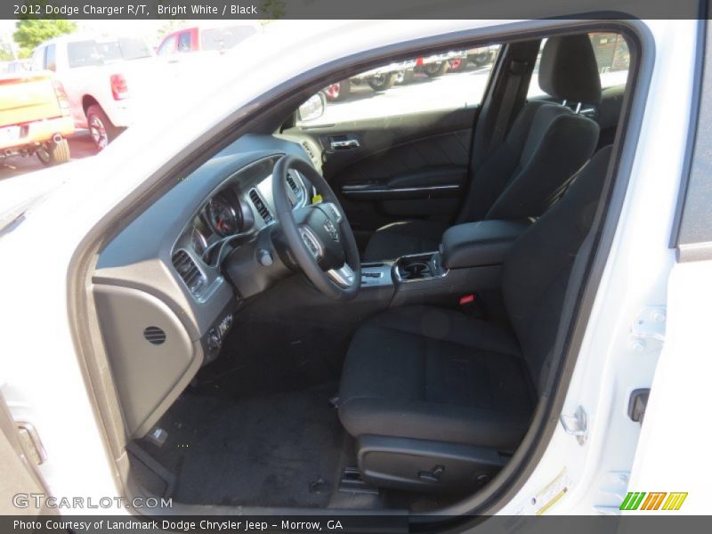Bright White / Black 2012 Dodge Charger R/T