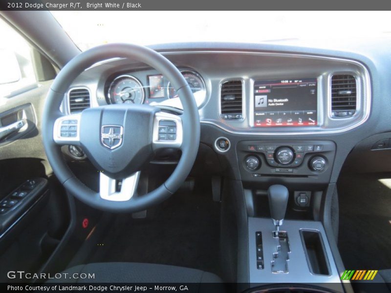 Bright White / Black 2012 Dodge Charger R/T