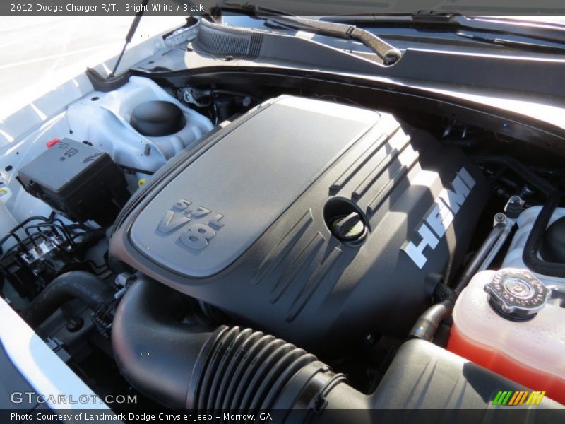 Bright White / Black 2012 Dodge Charger R/T