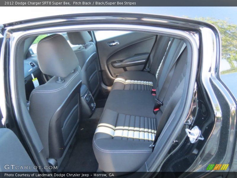 Rear Seat of 2012 Charger SRT8 Super Bee