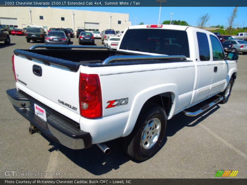 Summit White / Tan 2003 Chevrolet Silverado 1500 LT Extended Cab 4x4