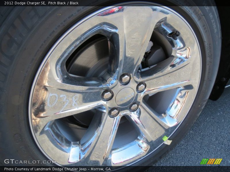 Pitch Black / Black 2012 Dodge Charger SE