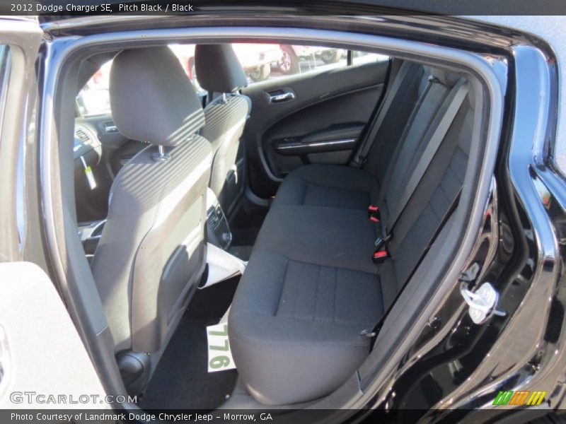 Pitch Black / Black 2012 Dodge Charger SE