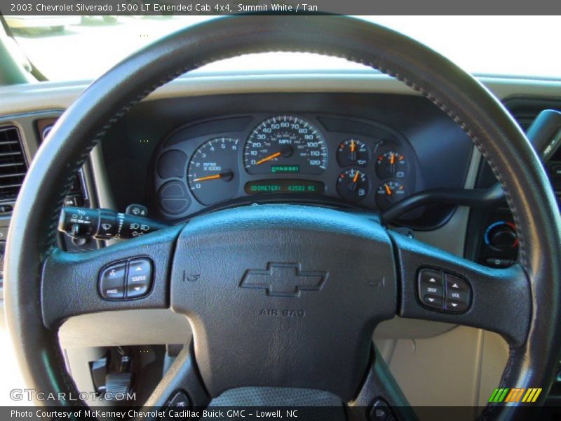 Summit White / Tan 2003 Chevrolet Silverado 1500 LT Extended Cab 4x4