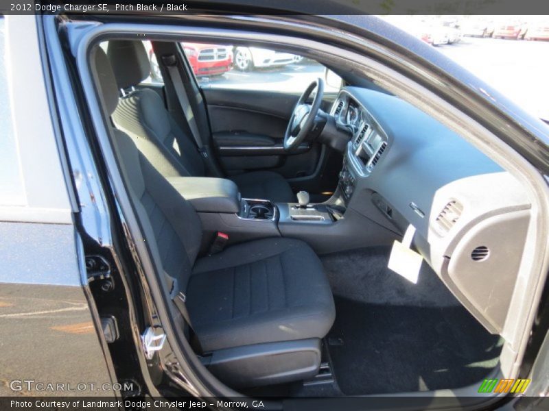 Pitch Black / Black 2012 Dodge Charger SE