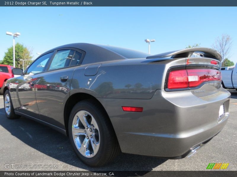 Tungsten Metallic / Black 2012 Dodge Charger SE