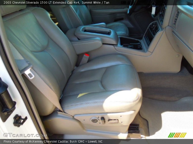 Summit White / Tan 2003 Chevrolet Silverado 1500 LT Extended Cab 4x4