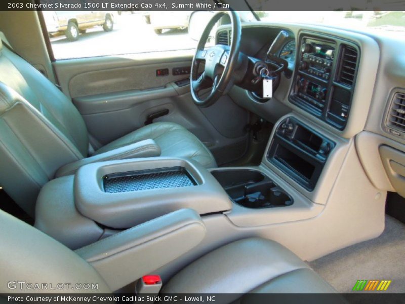 Summit White / Tan 2003 Chevrolet Silverado 1500 LT Extended Cab 4x4