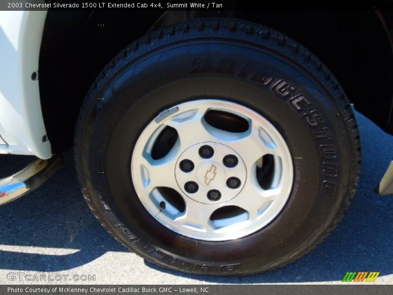 Summit White / Tan 2003 Chevrolet Silverado 1500 LT Extended Cab 4x4
