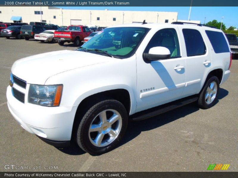 Summit White / Light Titanium/Dark Titanium 2008 Chevrolet Tahoe LT