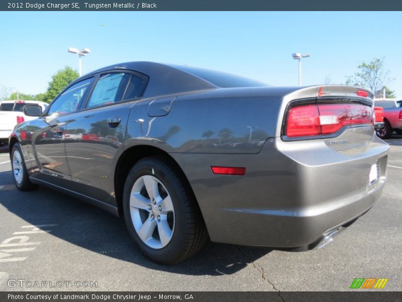 Tungsten Metallic / Black 2012 Dodge Charger SE