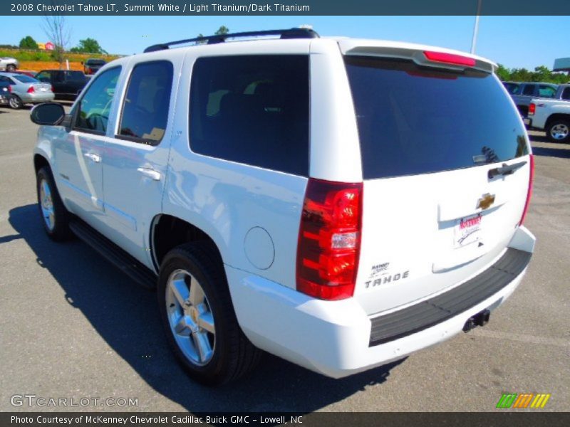 Summit White / Light Titanium/Dark Titanium 2008 Chevrolet Tahoe LT