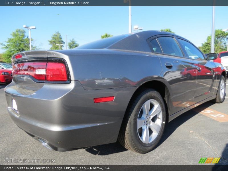 Tungsten Metallic / Black 2012 Dodge Charger SE
