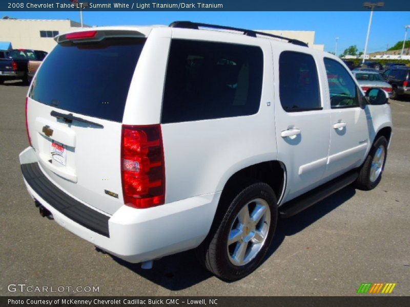 Summit White / Light Titanium/Dark Titanium 2008 Chevrolet Tahoe LT