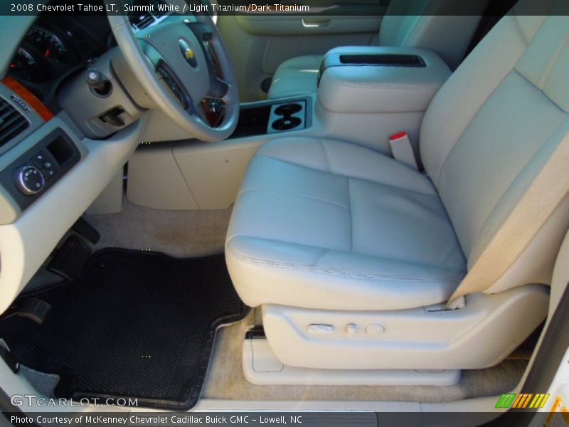 Summit White / Light Titanium/Dark Titanium 2008 Chevrolet Tahoe LT