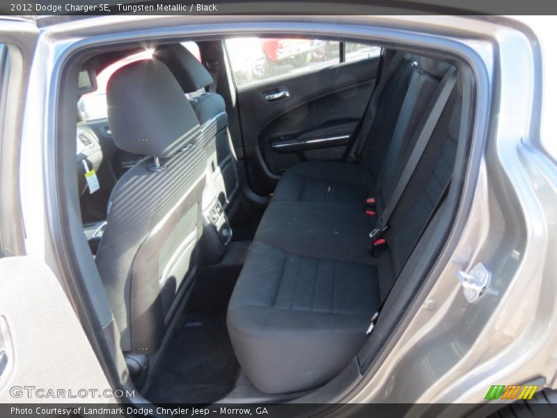 Tungsten Metallic / Black 2012 Dodge Charger SE