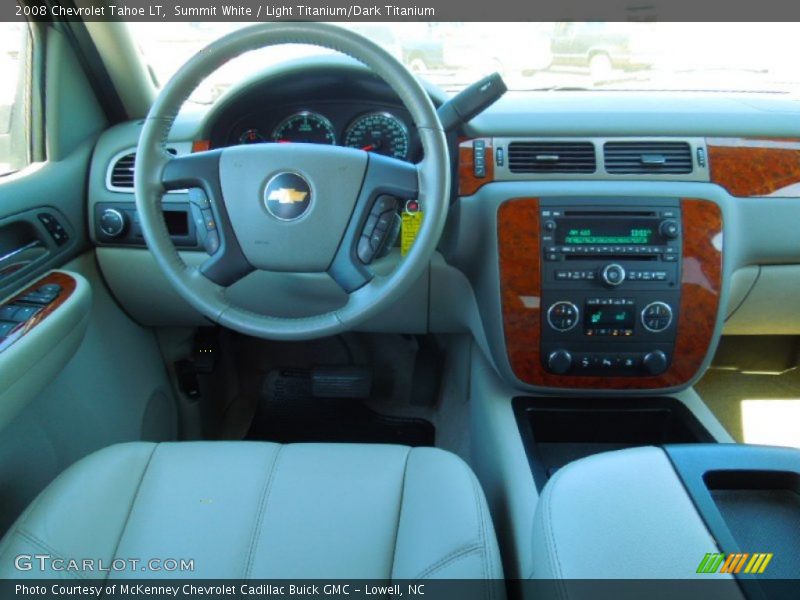Summit White / Light Titanium/Dark Titanium 2008 Chevrolet Tahoe LT