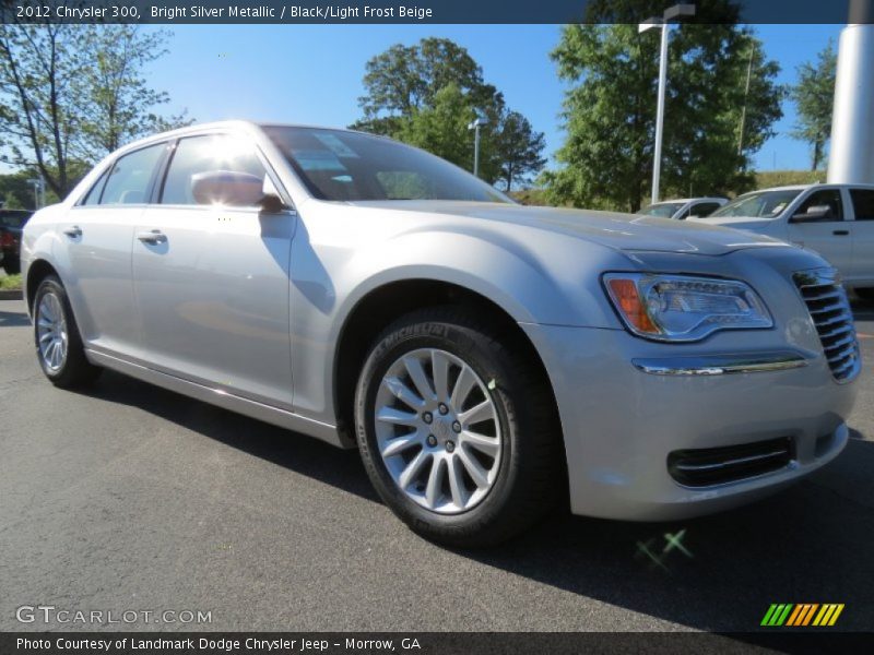 Bright Silver Metallic / Black/Light Frost Beige 2012 Chrysler 300