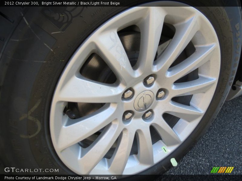 Bright Silver Metallic / Black/Light Frost Beige 2012 Chrysler 300