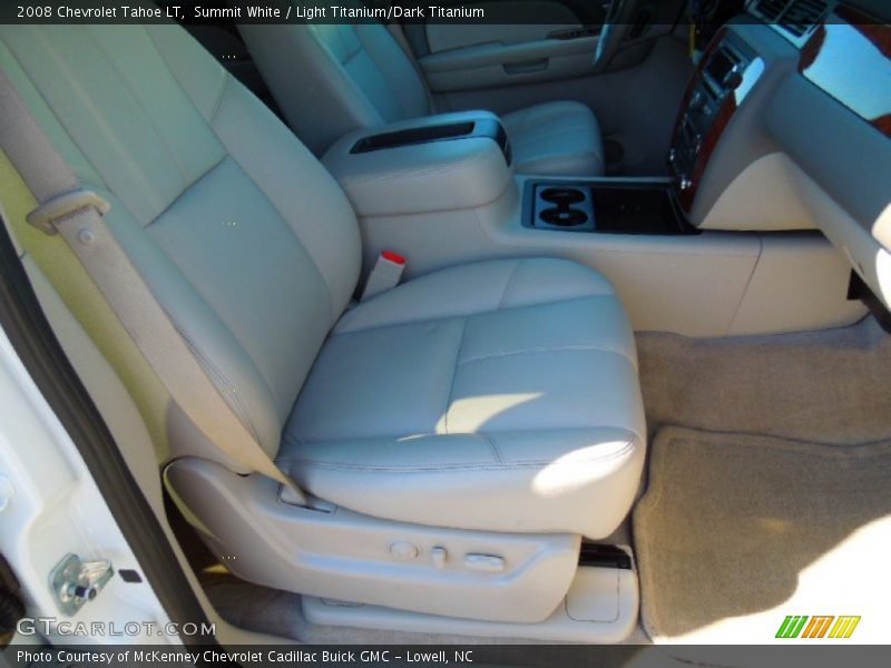 Summit White / Light Titanium/Dark Titanium 2008 Chevrolet Tahoe LT