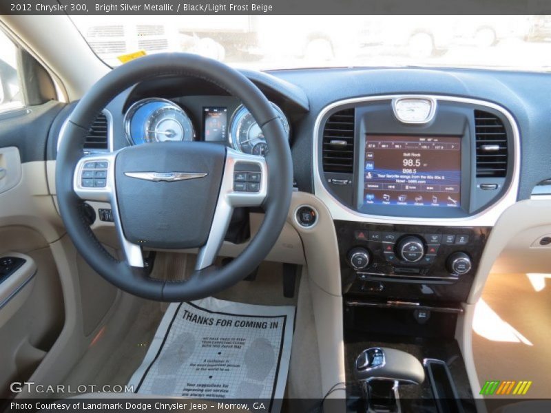 Bright Silver Metallic / Black/Light Frost Beige 2012 Chrysler 300