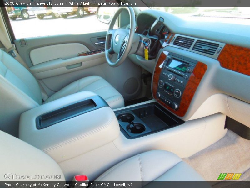 Summit White / Light Titanium/Dark Titanium 2008 Chevrolet Tahoe LT