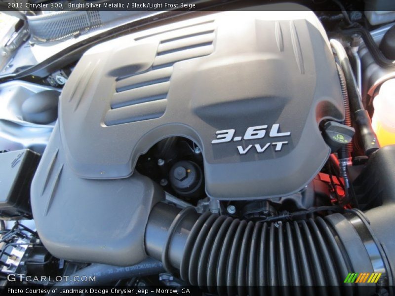 Bright Silver Metallic / Black/Light Frost Beige 2012 Chrysler 300