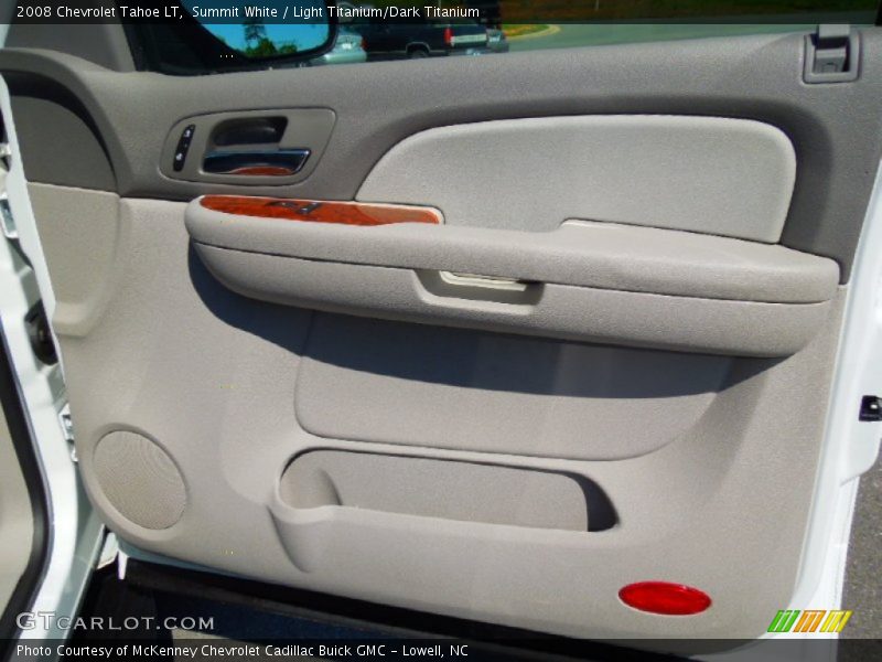 Summit White / Light Titanium/Dark Titanium 2008 Chevrolet Tahoe LT