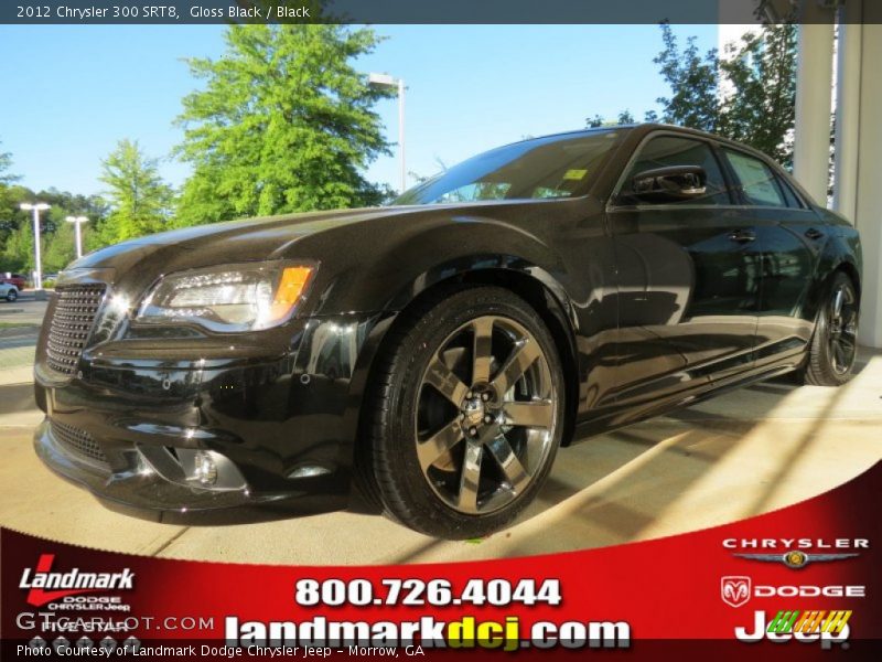 Gloss Black / Black 2012 Chrysler 300 SRT8