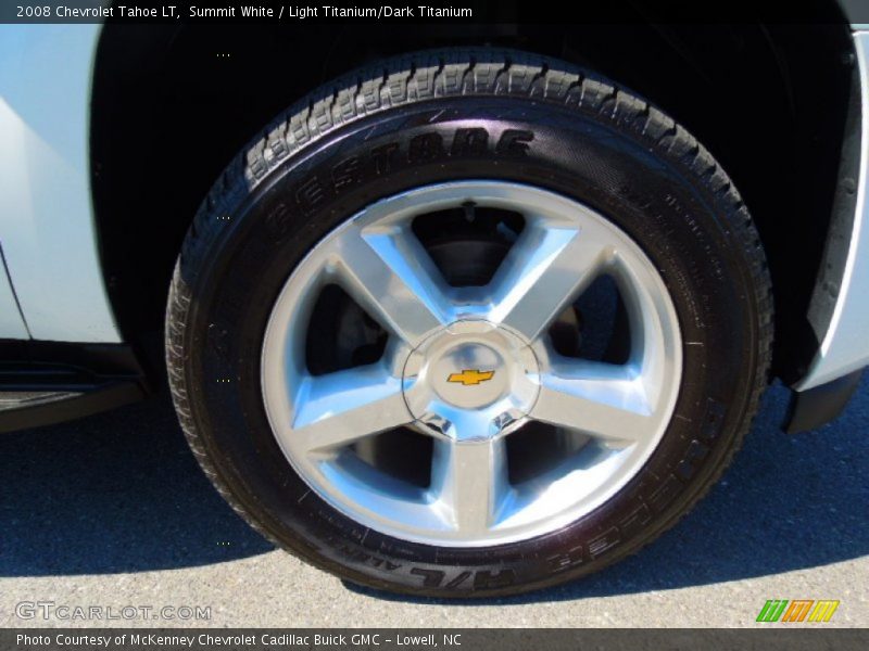 Summit White / Light Titanium/Dark Titanium 2008 Chevrolet Tahoe LT