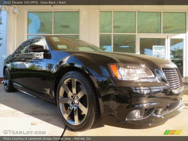 Gloss Black / Black 2012 Chrysler 300 SRT8