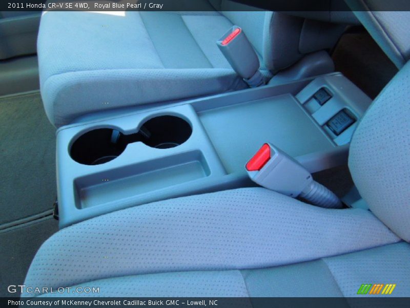 Royal Blue Pearl / Gray 2011 Honda CR-V SE 4WD