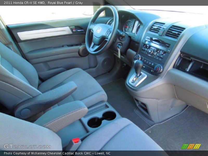 Royal Blue Pearl / Gray 2011 Honda CR-V SE 4WD