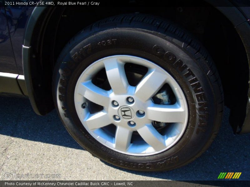 Royal Blue Pearl / Gray 2011 Honda CR-V SE 4WD