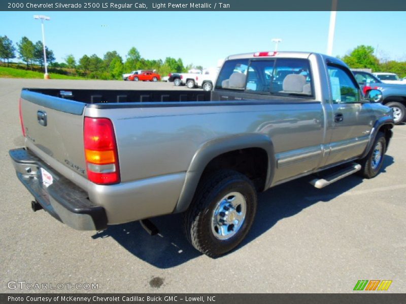 Light Pewter Metallic / Tan 2000 Chevrolet Silverado 2500 LS Regular Cab