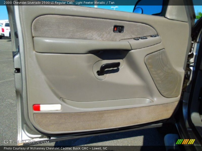 Light Pewter Metallic / Tan 2000 Chevrolet Silverado 2500 LS Regular Cab