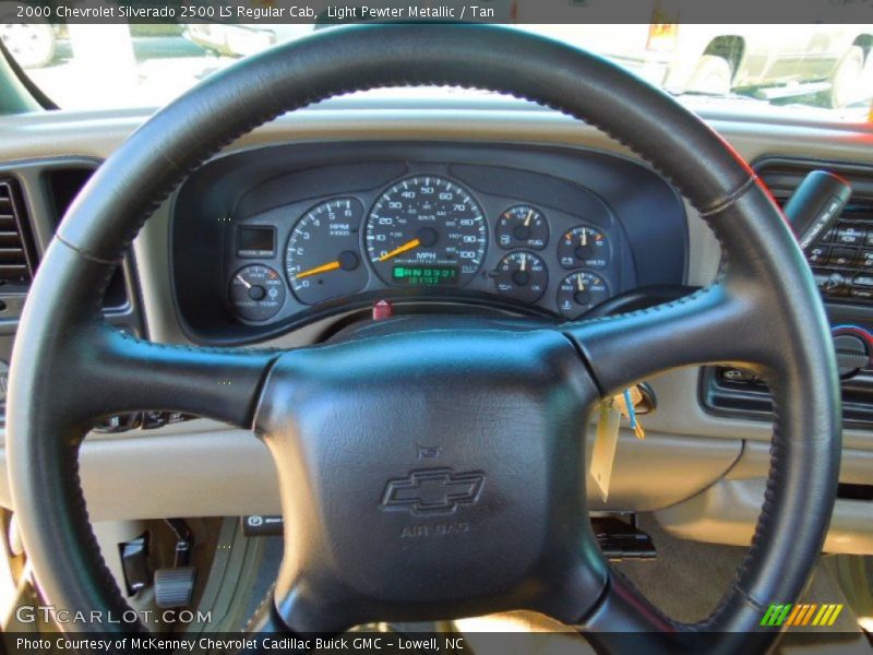 Light Pewter Metallic / Tan 2000 Chevrolet Silverado 2500 LS Regular Cab