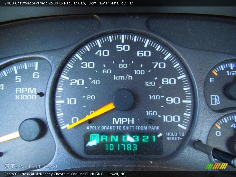 Light Pewter Metallic / Tan 2000 Chevrolet Silverado 2500 LS Regular Cab