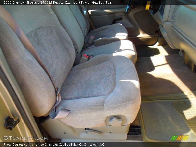 Light Pewter Metallic / Tan 2000 Chevrolet Silverado 2500 LS Regular Cab