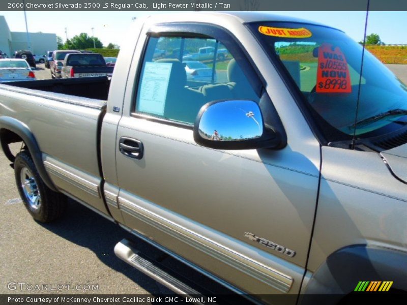 Light Pewter Metallic / Tan 2000 Chevrolet Silverado 2500 LS Regular Cab